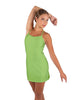Solid Lycra Align Cami Dress with Pocket Shorts