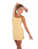 Solid Lycra Align Cami Dress with Pocket Shorts