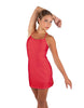 Solid Lycra Align Cami Dress with Pocket Shorts