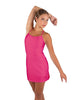Solid Lycra Align Cami Dress with Pocket Shorts