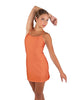Solid Lycra Align Cami Dress with Pocket Shorts