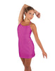 Solid Lycra Align Cami Dress with Pocket Shorts
