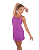Solid Lycra Align Cami Dress with Pocket Shorts