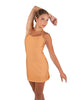 Solid Lycra Align Cami Dress with Pocket Shorts