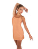 Solid Lycra Align Cami Dress with Pocket Shorts