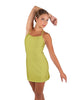 Solid Lycra Align Cami Dress with Pocket Shorts