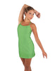 Solid Lycra Align Cami Dress with Pocket Shorts