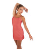 Solid Lycra Align Cami Dress with Pocket Shorts