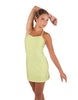 Solid Lycra Align Cami Dress with Pocket Shorts