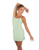 Solid Lycra Align Cami Dress with Pocket Shorts