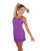Solid Lycra Align Cami Dress with Pocket Shorts