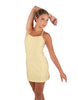 Solid Lycra Align Cami Dress with Pocket Shorts
