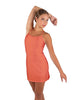 Solid Lycra Align Cami Dress with Pocket Shorts