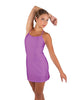 Solid Lycra Align Cami Dress with Pocket Shorts