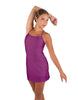 Solid Lycra Align Cami Dress with Pocket Shorts