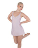 Solid Lycra Align Strap Dress with Pocket Shorts