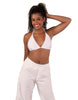 Solid Lycra String Bikini Bra