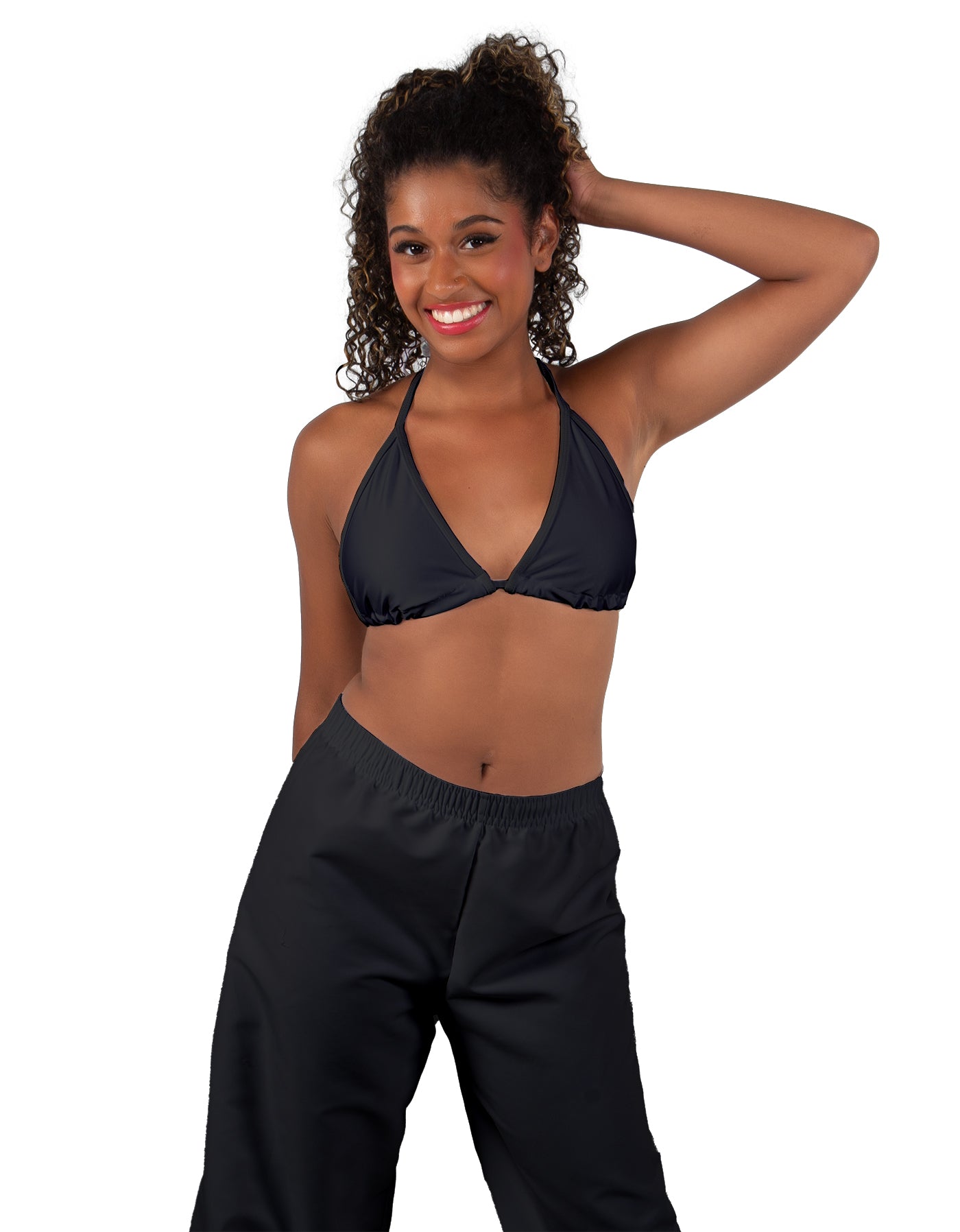Solid Lycra String Bikini Bra