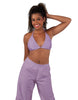 Solid Lycra String Bikini Bra