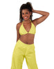 Solid Lycra String Bikini Bra