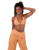 Solid Lycra String Bikini Bra