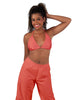 Solid Lycra String Bikini Bra