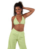 Solid Lycra String Bikini Bra