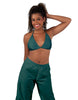 Solid Lycra String Bikini Bra