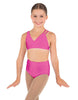 Solid Lycra Asymetric Bra