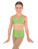 Solid Lycra Asymetric Bra
