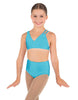 Solid Lycra Asymetric Bra