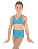 Solid Lycra Asymetric Bra