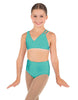Solid Lycra Asymetric Bra