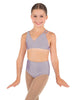 Solid Lycra Asymetric Bra