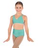 Solid Lycra Asymetric Bra