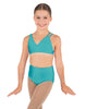Solid Lycra Asymetric Bra