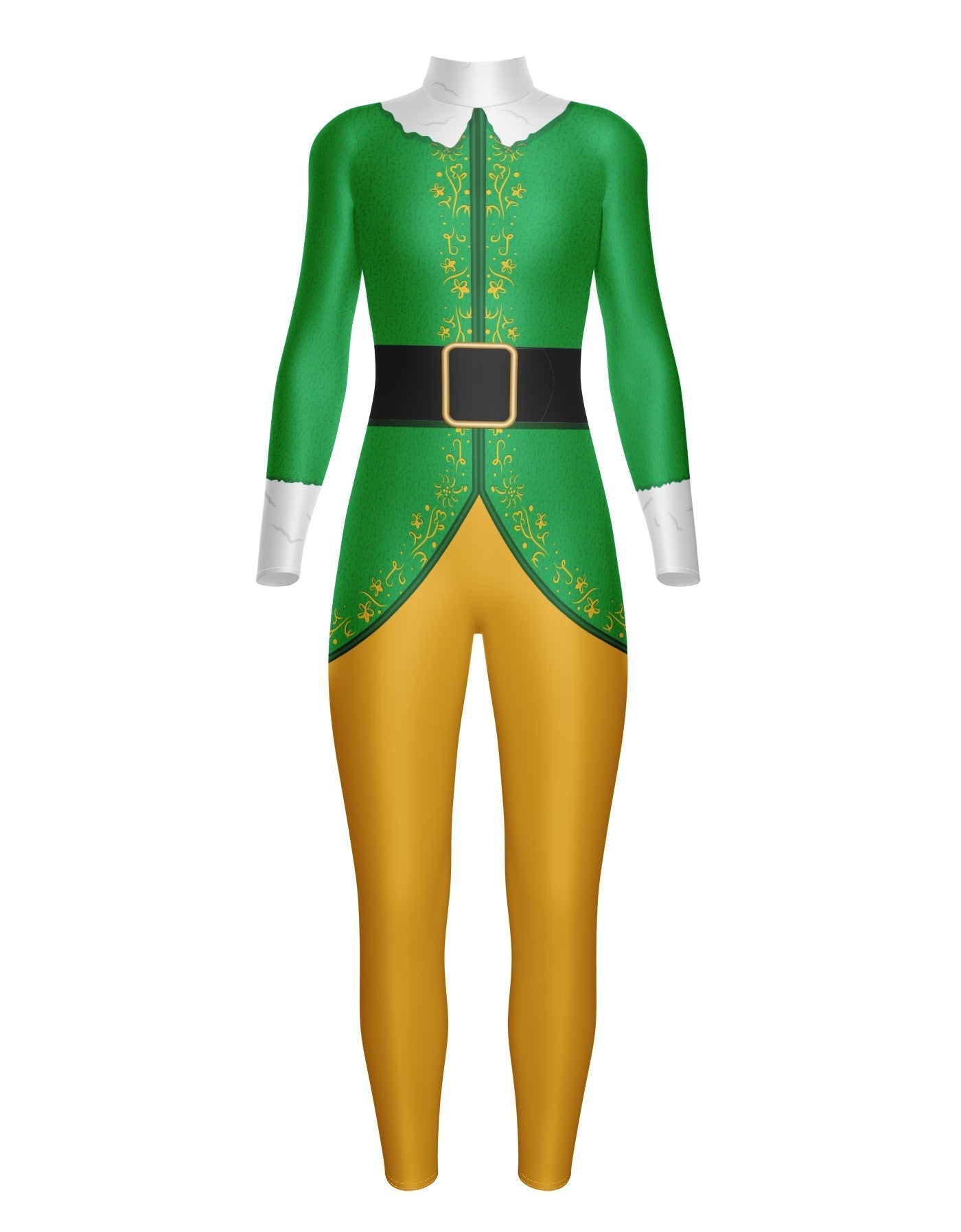City Elf LS Tneck Zipper Back Unitard