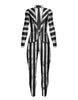 Beetlejuice LS Tneck Zipper Back Unitard
