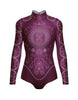 Chanel LS Tneck Open Back Leotard