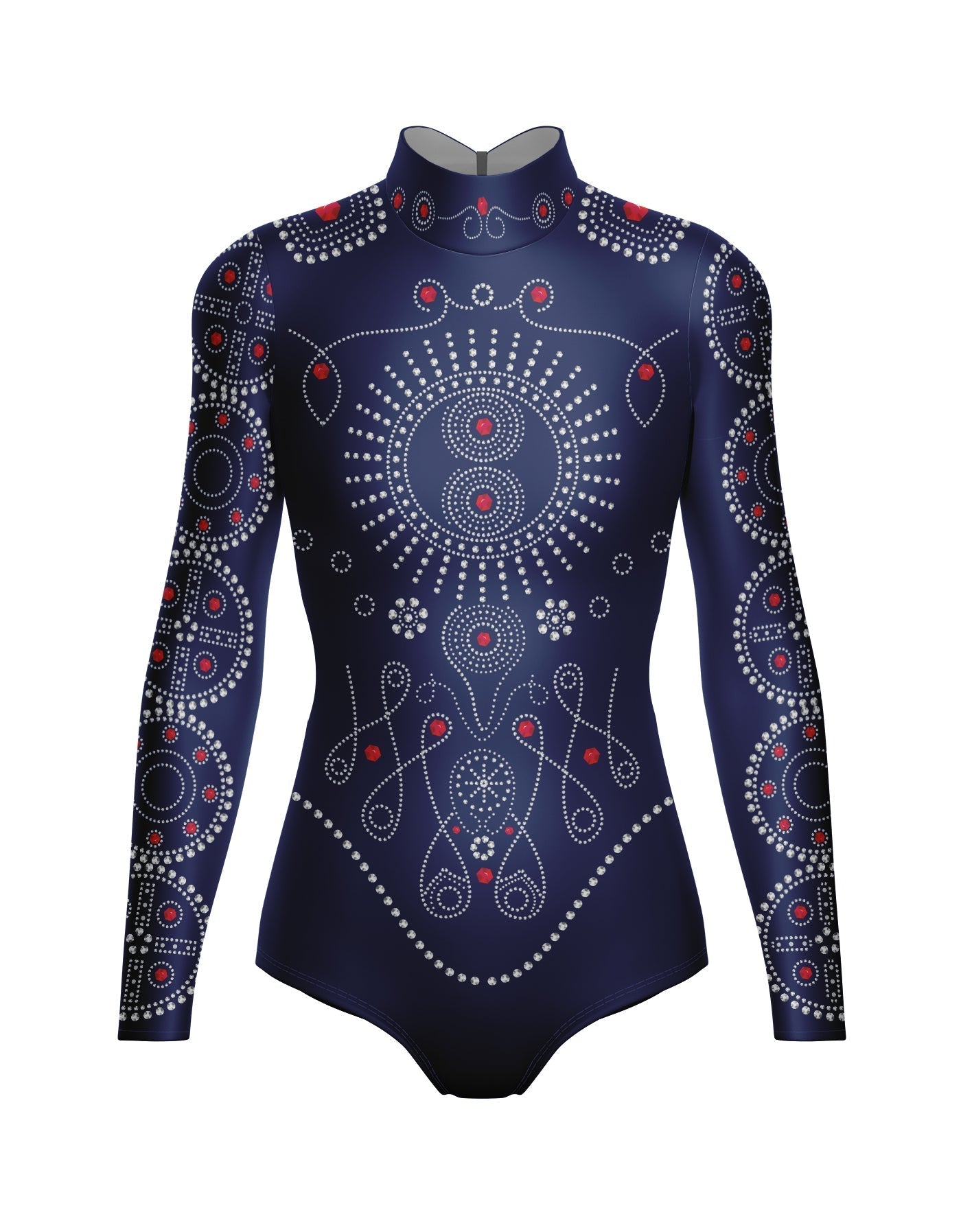 Chanel LS Tneck Open Back Leotard