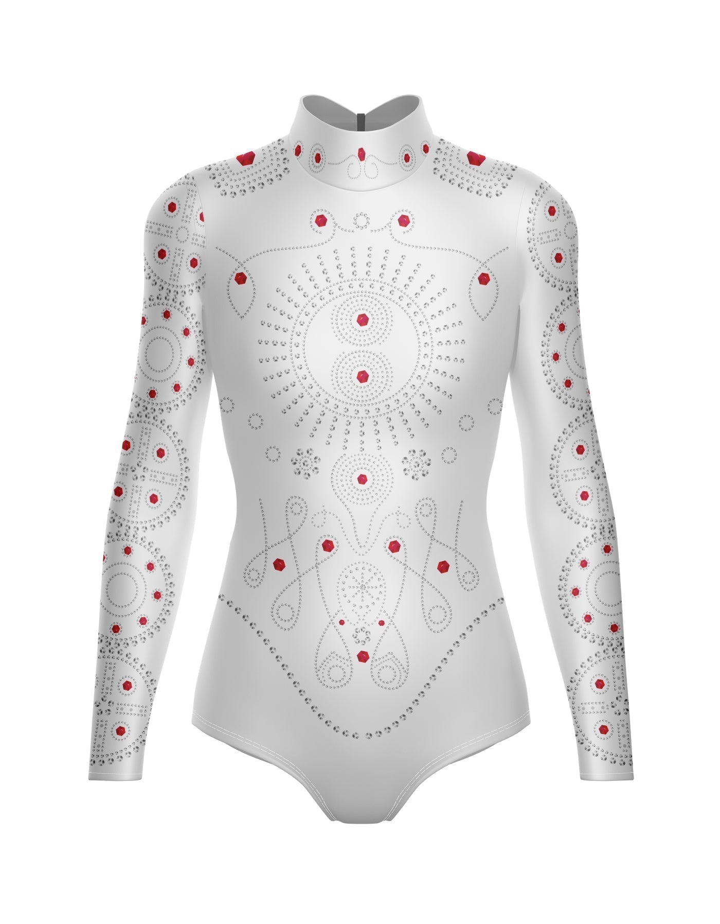 Chanel LS Tneck Open Back Leotard