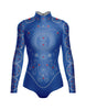 Chanel LS Tneck Open Back Leotard