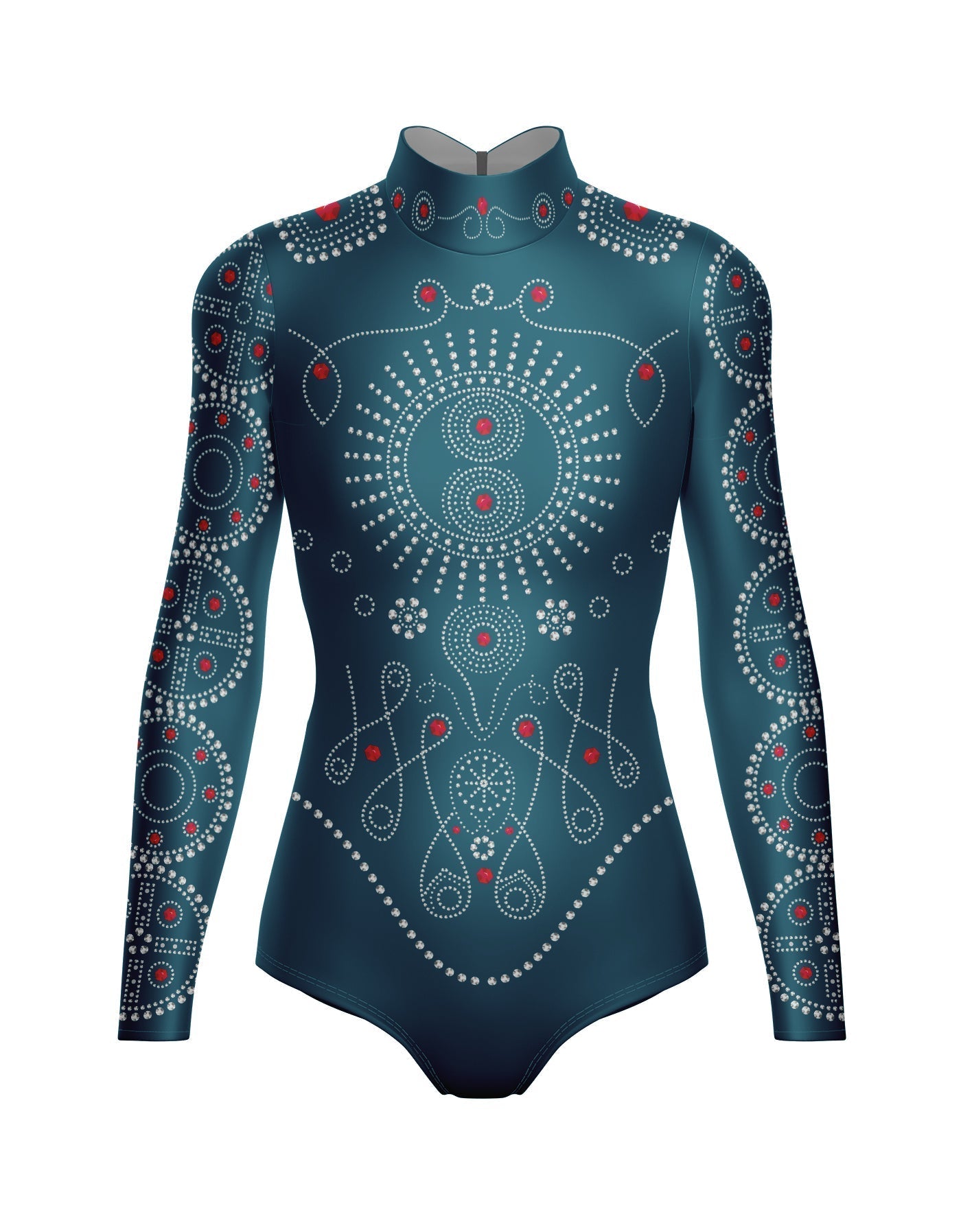 Chanel LS Tneck Open Back Leotard