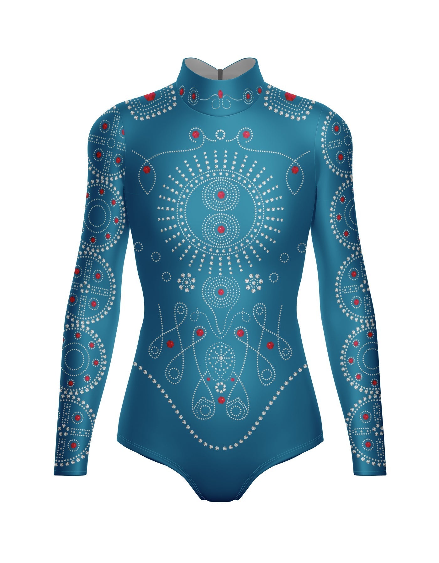 Chanel LS Tneck Open Back Leotard
