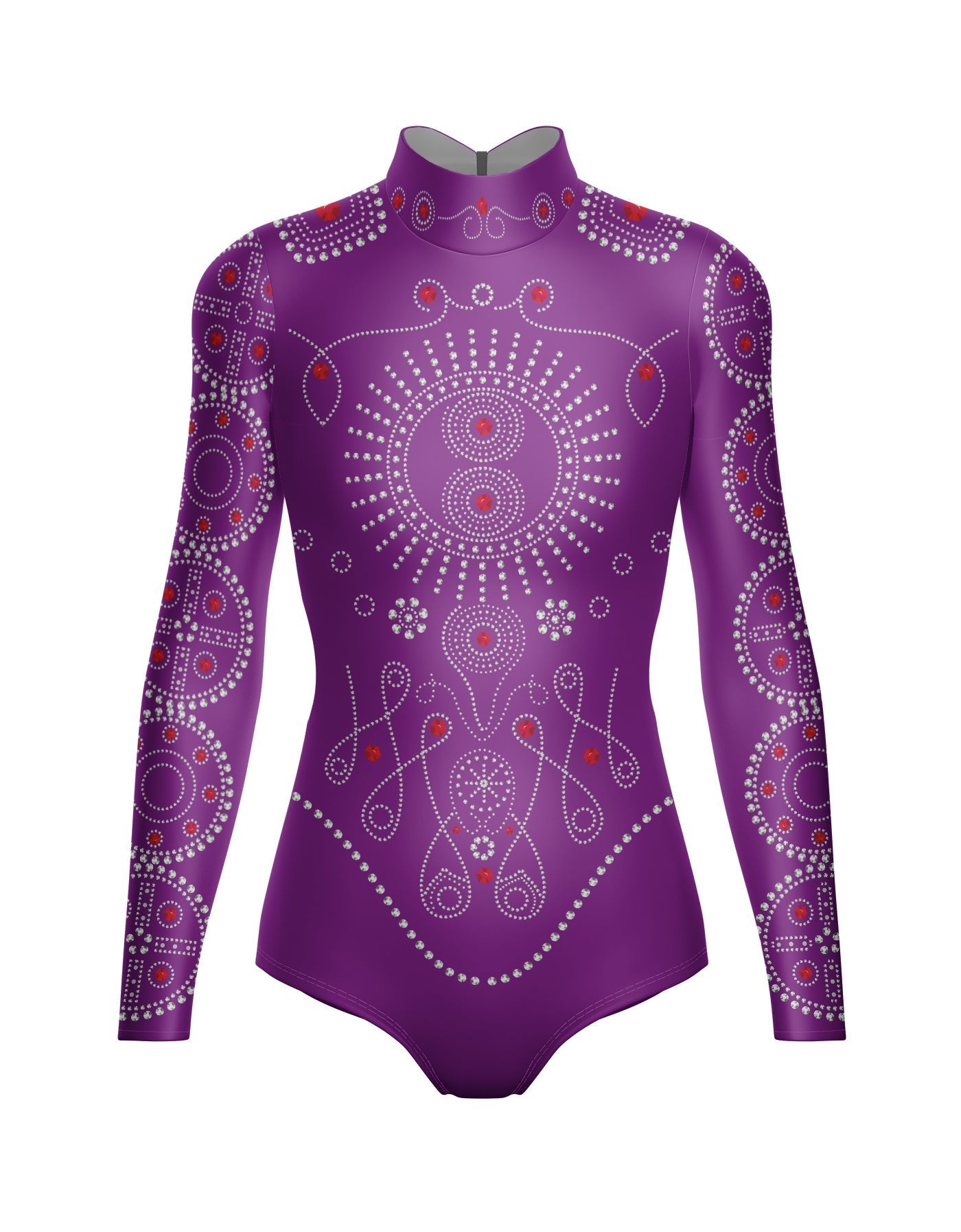 Chanel LS Tneck Open Back Leotard