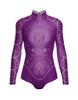 Chanel LS Tneck Open Back Leotard