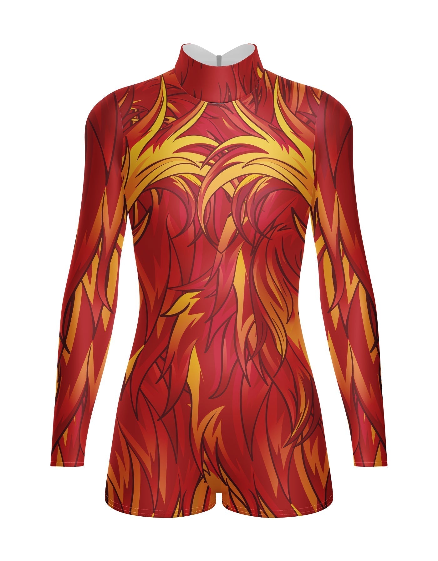 Phoenix LS Tneck Keyhole Back Biketard