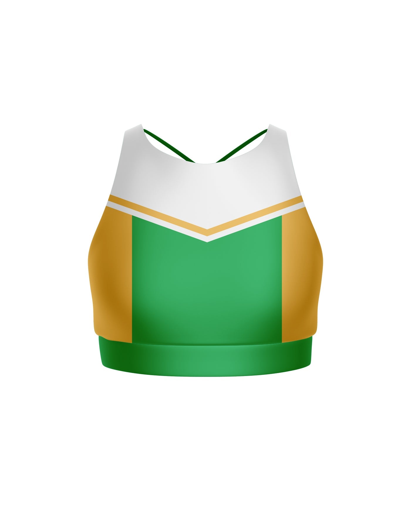 Field Goal High Neck Spaghetti Strap Crop Top