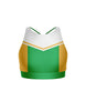 Field Goal High Neck Spaghetti Strap Crop Top