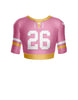 Field Goal Short Sleeve Crop Top